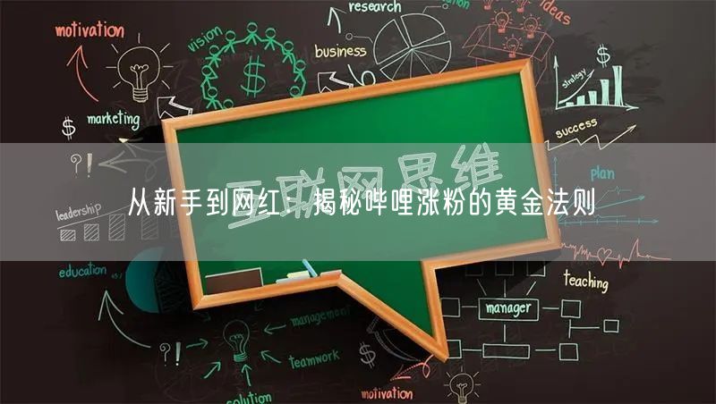 从新手到网红：揭秘哔哩涨粉的黄金法则