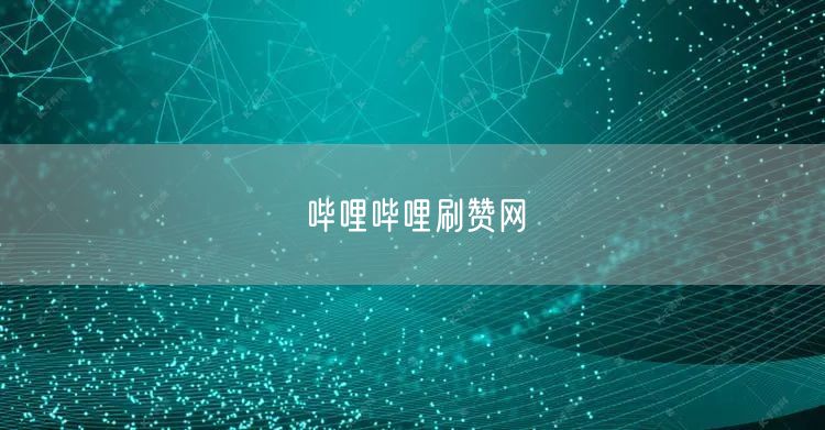 哔哩哔哩刷赞网