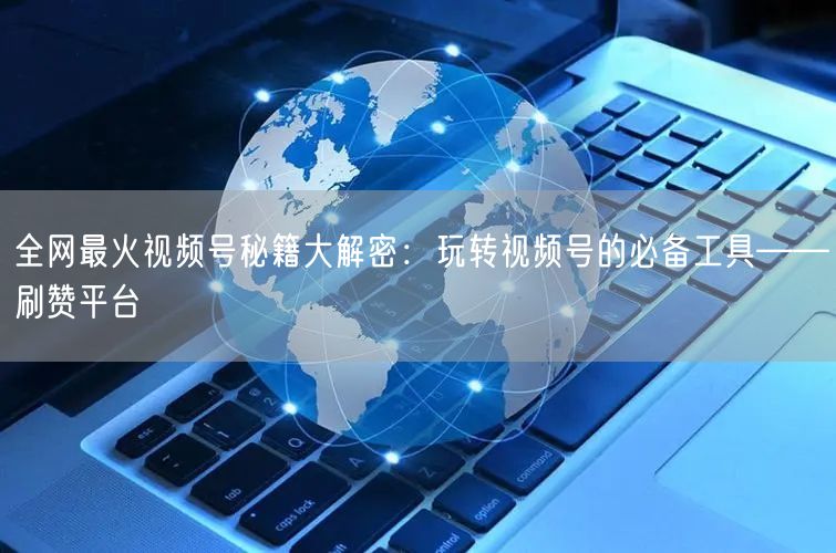 全网最火视频号秘籍大解密：玩转视频号的必备工具——刷赞平台