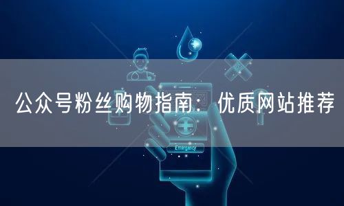 公众号粉丝购物指南：优质网站推荐