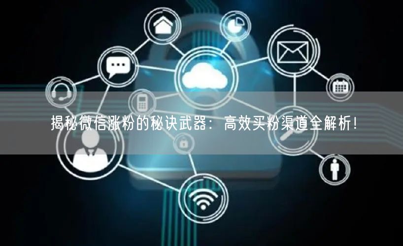 揭秘微信涨粉的秘诀武器：高效买粉渠道全解