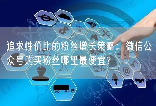 追求性价比的粉丝增长策略：微信公众号购买